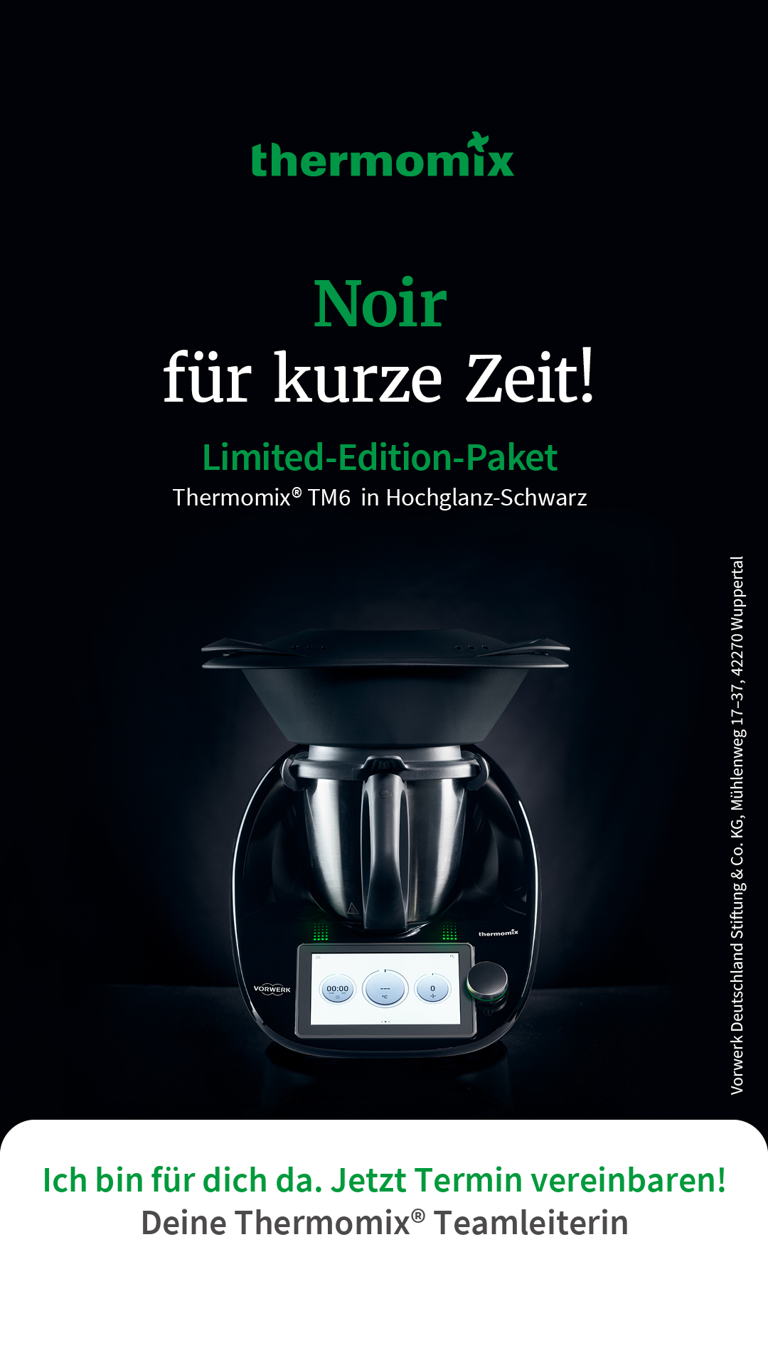 Den TM6 jetzt erhältlich in der Black Edition